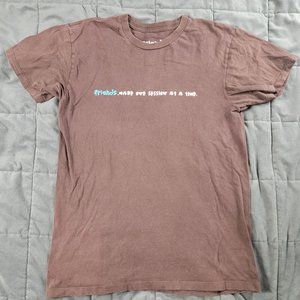 Friends Adults Medium Brown T Shirt Made One Session At A Time Short Sleeve